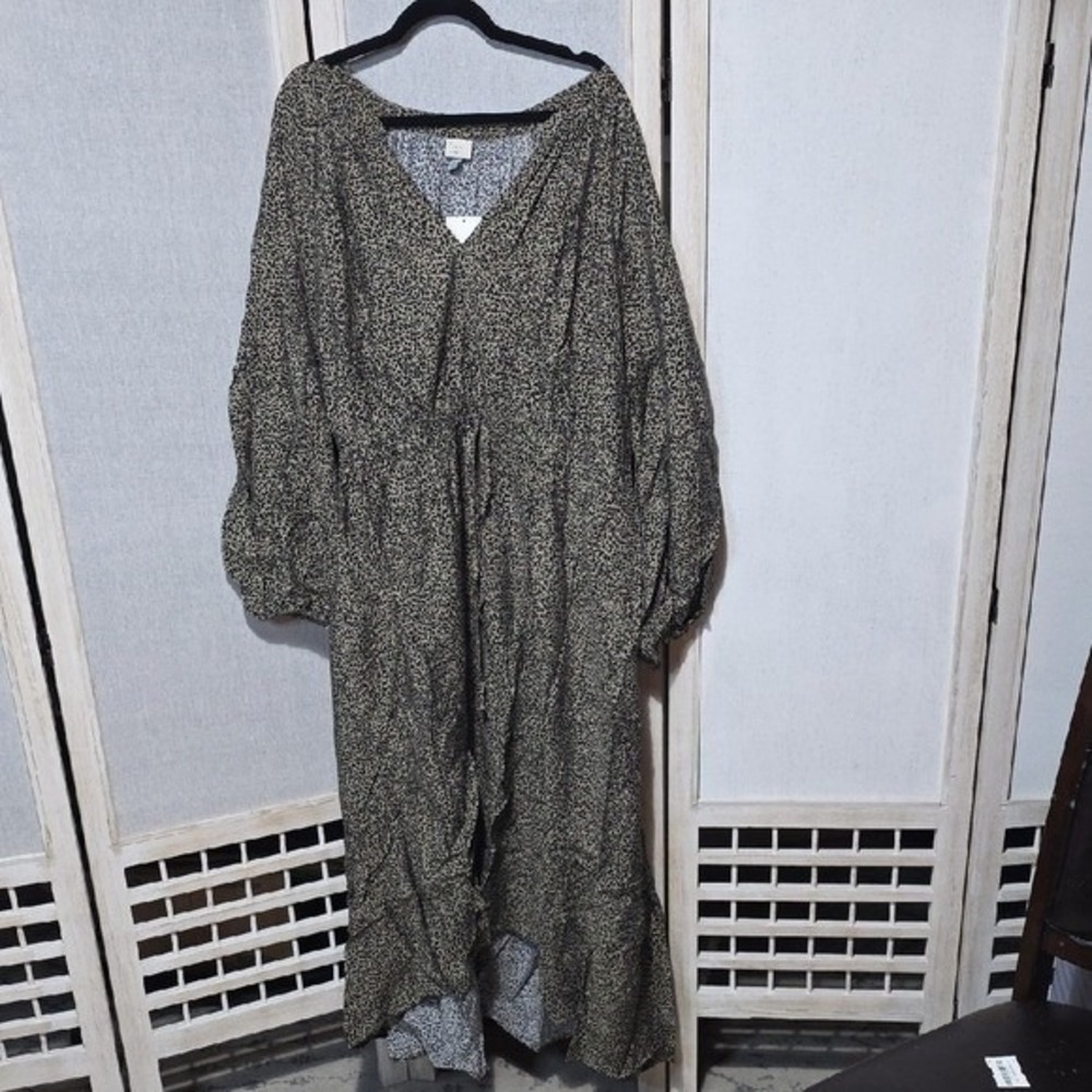 A New Day Cheetah Print Maxi Dress